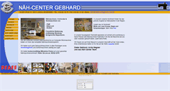 Desktop Screenshot of naehcenter-gebhard.de